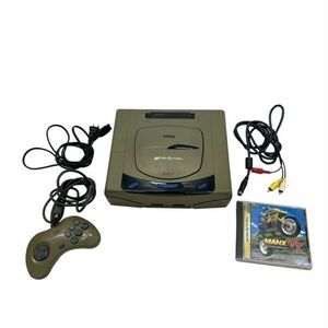 ★おすすめ品★ SEGA SEGASATURN セガ サターン HST-3200 ゲーム機 本体 コントローラー ソフト コード付き 中古品　SAKS0310-4