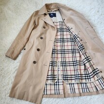 まとめ セット BURBERRY LONDON バーバリー ロンドン トレンチコート ロングコート ノバチェック ハニーベージュ ライナー 美品傷汚れあり _画像2