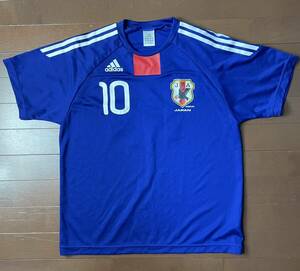 サッカー 日本代表 10 サムライブルー ユニフォーム アディダス製 レプリカ adidas 青