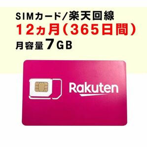 楽天 SMS認証 送受信可能 プリペイド SIM 月7GB 高速5Gデータ通信対応 有効期間延長可能