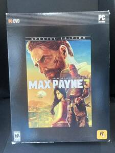 PC MAX PAYNE 3 SPECIAL EDITION マックスペイン3 スペシャルエディション 限定 北米版 新品未使用品