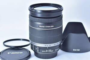 ★ほぼ新品★Canon キヤノン EF-S 18-200mm F3.5-5.6 IS★フード・フィルター付き★専門店 動作確認済★美光学系★新品をお探しの方にぜひ