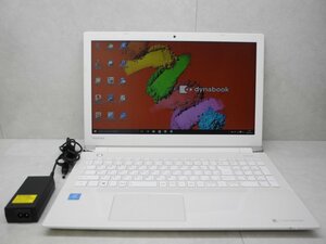 ☆1円☆東芝☆dynabook AZ25/DW☆Celeron 3865U 1.80GHz/4GB/500GB/Sマルチ/無線/Bluetooth/カメラ/Office/Windows 10 Home Dtod領域☆