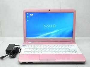 ☆1円スタート☆VAIO☆VPCEG34FJ☆Pentium B960 2.20GHz/4GB/640GB/Sマルチ/無線/カメラ/Office/Windows 10 Home/難有り☆