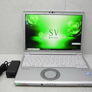 ☆1円☆第8世代☆CF-SV7RDAVS☆累積6470☆高解像度☆Core i5 1.70GHz/8GB/SSD256GB/Sマルチ/無線/Bluetooth/カメラ/Office/DtoD領域☆の画像1