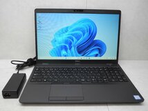 ☆1円スタート☆良好品☆第8世代☆DELL☆LATITUDE5500☆Core i3 2.10GHz/8GB/SSD128GB/無線/Bluetooth/カメラ/Office/Windows 11 Pro☆_画像1