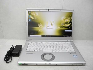 ☆1円☆第8世代☆CF-LV77DEVS☆累積7650☆高解像度1920×1080☆Core i5 1.70GHz/8GB/SSD256GB/Sマルチ/無線/カメラ/Office/DtoD領域☆