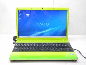 ☆1円スタート☆VAIO☆VPCEB1AFJ☆Core i3-330M 2.13GHz/4GB/500GB/Sマルチ/無線/Bluetooth/カメラ/Office/Windows 10 Home☆難有り☆