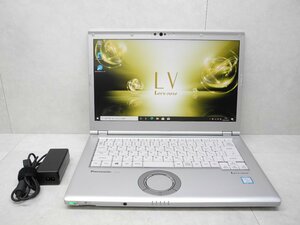 ☆1円スタート☆第8世代☆CF-LV7RDCVS☆高解像度1920×1080☆累積3480☆Core i5 1.70GHz/8GB/SSD256GB/無線/カメラ/Office/DtoD領域☆