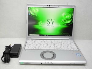 ☆1円☆第8世代☆CF-SV7RDAVS☆累積9890☆高解像度☆Core i5 1.70GHz/8GB/SSD256GB/Sマルチ/無線/Bluetooth/カメラ/Office/DtoD領域☆