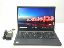 ☆1円☆第8世代☆Lenovo☆Thinkpad☆X1CARBON 20KH-004UJP 2018☆高解像度☆Core i5 1.60GHz/8GB/SSD256GB/無線/カメラ/Office/DtoD領域☆_画像1