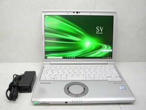 ☆1円☆第8世代☆CF-SV8RDCVS☆高解像度1920×1200☆累積7270☆Core i5 1.60GHz/8GB/SSD256GB/無線/Bluetooth/カメラ/Office/DtoD領域☆