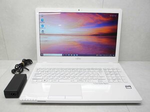 ☆1円スタート☆富士通☆LIFEBOOK☆AH30/B1☆AMD Radeon R2☆E1-7010 1.50GHz/4GB/500GB/Sマルチ/無線/カメラ/Bluetooth/Office/DtoD領域☆