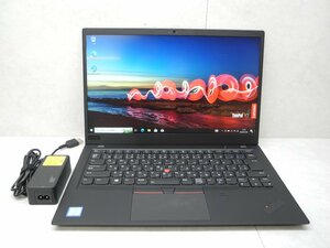 ☆1円☆第8世代☆高解像度☆Lenovo☆Thinkpad X1CARBON 20KG-S8FH00☆Core i5 1.60GHz/8GB/SSD128GB/無線/WAN/カメラ/Office/DtoD領域☆