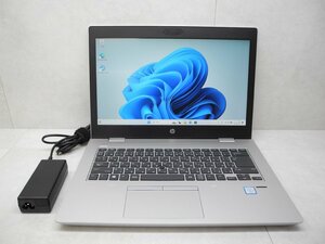 ☆1円スタート☆第8世代☆HP☆ProBook 640G4☆高解像度1920×1080☆Core i5 1.70GHz/8GB/SSD256GB/無線/Bluetooth/カメラ/Office/Win11☆