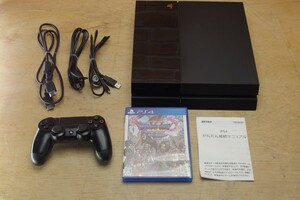 SONY PlayStation4 PS4 CUH-1000A 500GB ジェットブラック PS4ソフト ドラゴンクエストXI 過ぎ去りし時を求めて付き 送料無料