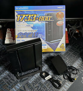 中古無線LAN NEC WiFiホームルーター Aterm WG2600HP3　PA-WG2600HP3