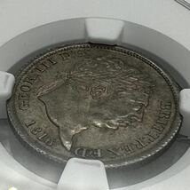 【高評価】 1816イギリス 銀貨 1シリング ジョージ3世 NGC MS64 アンティークコイン _画像9