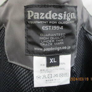 XL 27cm Pazdesig パズデザイン PVC BOOTS CHEST HIGH WADER FS ブーツチェストハイウェーダー FS PPW-451 グレー スパイク底の画像3