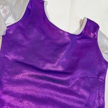 【1円】【未使用】光沢 オーダー体操服 競技ダンス 器械体操 女子 新体操 競技用 レオタード 仮装 イベント コスチューム　C7_画像3