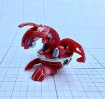 デルタドラゴノイドⅡ　DELTA DRAGONOIDⅡ　火属性　爆丸　フィギュア　中古ジャンク　詳細不明　ガシャ　食玩　おまけ　変形　ロボ　_画像1