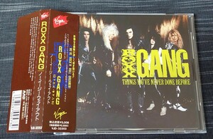 ★帯付◆ロックス・ギャング/ノー・イージー・ウェイ・アウト ROXX GANG/THINGS YOU’VE NEVER DONE BEFORE 国内盤廃盤 BEAU HILL Produce