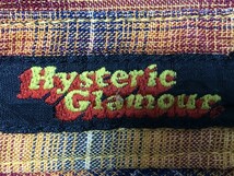 ◆HYSTERIC GLAMOUR ヒステリックグラマー チェック柄　長袖シャツ F_画像7