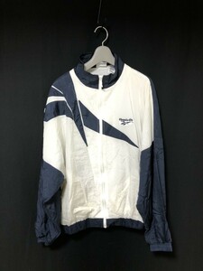 90s ヴィンテージ◆Reebok リーボック クラシックス ベクター トラック ジャケット　ナイロンジャケット ジャンパー　L