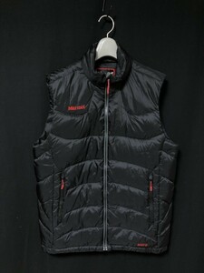 ◆Marmot マーモット　800fill 【Trans Down Vest 】ライトダウンベスト XL　ブラック