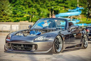 ★HONDA S2000 AP2 後期 フロント リップ スポイラー T2型 PU製 未塗装 2004/04-2009/06☆.