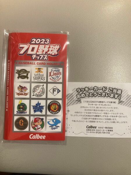 【新品・未開封品】2023プロ野球チップスカードホルダー　ケース