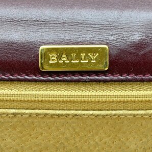 【ＤＭ】1円～BALLY バリー クラッチバッグ ナンバーロック レザー ボルドーカラー 保存袋付の画像9