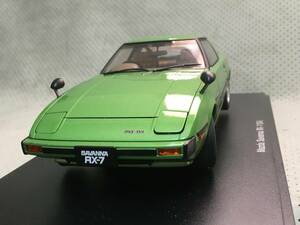 AUTOart 1/18 MAZDA　サバンナRX-7　グリーンM 未展示品 　絶版希少