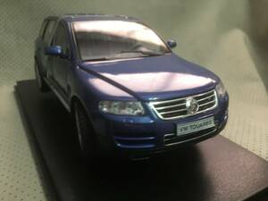 WELLY 1/18 フォルクスワーゲン トゥアレグ VW TOUAREG　ブルーM 未展示品 　希少