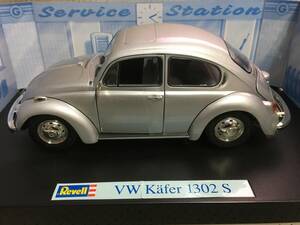 REVELL VOLKSWAGEN BEETLE 1302 S 1970 1/18 серебряный не выставленный товар распроданный редкий 