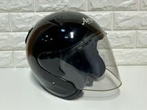 Arai／ アライ　SNELL ジェットヘルメット　ブラック　59.60 CM　サイズ M　日本製_画像2