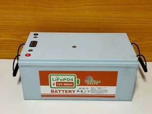 UniTime／ユにタイム　 LIFE P04　ユニタイムリン酸鉄リチウムイオンバッテリー 12V400ah　動作確認済み!