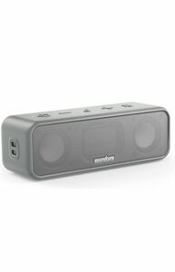 Anker Soundcore 3 Grey Bluetooth-динамик / IPX7 Водонепроницаемый / Титановый драйвер / Технология BassUp / Поддержка приложений / Настройка эквалайзера / USB-C