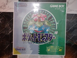 Nintendo ゲームボーイ ポケモン 緑　フシギバナ　ポスター　50㎝×50㎝