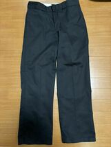 Dickies ディッキーズ ワークパンツ 874 Original 黒 ブラック チノパン W32×L30_画像2