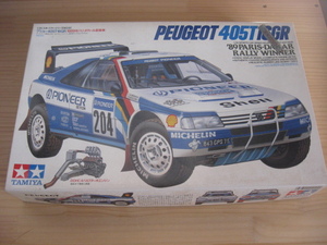 タミヤ 1/24 Peugeot プジョー405T16GR 1989年 パリダカ/ダカール ラリー 優勝車 Win パイオニア Pioneer 