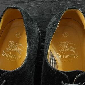 【美品】BURBERRYS スエード 黒 シューズBURBERRY LONDON バーバリーロンドン/シューズ/ストレートチップ/BLK/BU1424/の画像7