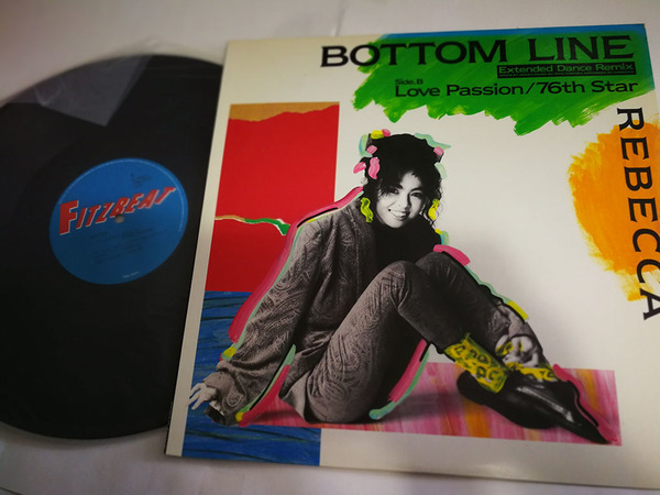 REBECCA（レベッカ）／BOTTOM LINE（ボトムライン）12インチシングル／LPレコード　中古　希少価値商品