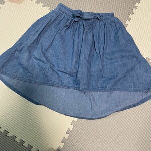 【美品】デニムスカート 90cm 女の子服 スカート ウエストゴム