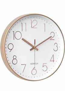 [ almost unused goods ] wall clock electro-magnetic wave clock stylish wall wall clock Northern Europe continuation second needle quiet sound ( radio wave * white )No.2461