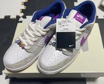 Rayssa Leal Nike SB Dunk Low PRM Pure Platinum and Vivid Purple 26.5cm US8.5_画像1