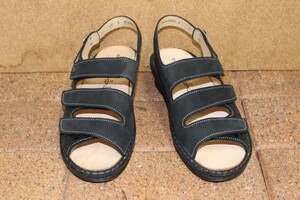  unused goods! fins comfort 5 24cm Finn Comfort black hallux valgus Germany made sandals 