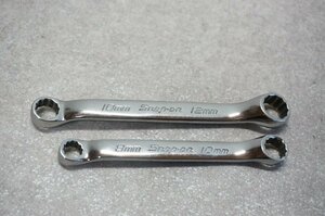 [SK][C41516KP] Snap-on スナップオン XSM1012 XSM810 ショートメガネレンチ 2本セット