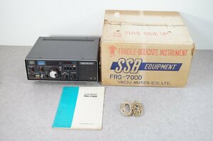 [NZ][C4215612] YAESU Yaesu FRG-7000 Yaesu беспроводной сообщение для приемник радиолюбительская связь инструкция по эксплуатации, оригинальная коробка и т.п. имеется 