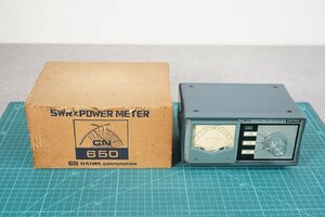 [NZ][C4207460] DAIWA ダイワ CN650 1.2-42.5GHz SWR & POWER パワーメーター 元箱付き